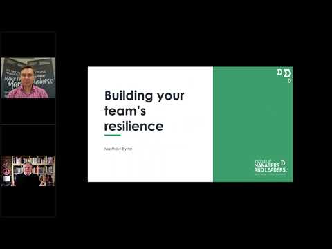 IML ANZ Development Day: Building your Teams Resilience