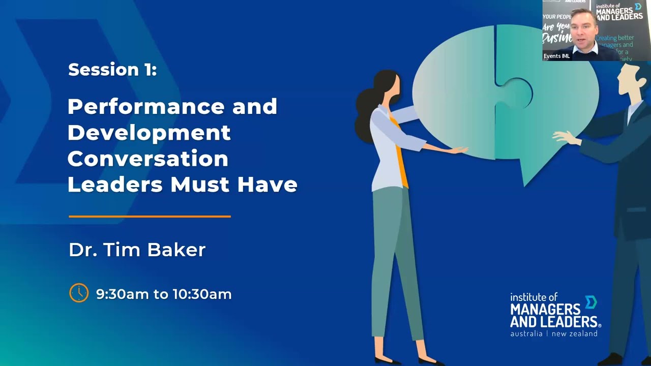 IML ANZ Development Day: Performance and Development Conversations Leaders Must Have - July 2023