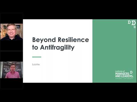 IML ANZ Development Day: Beyond Resilience to Antifragility
