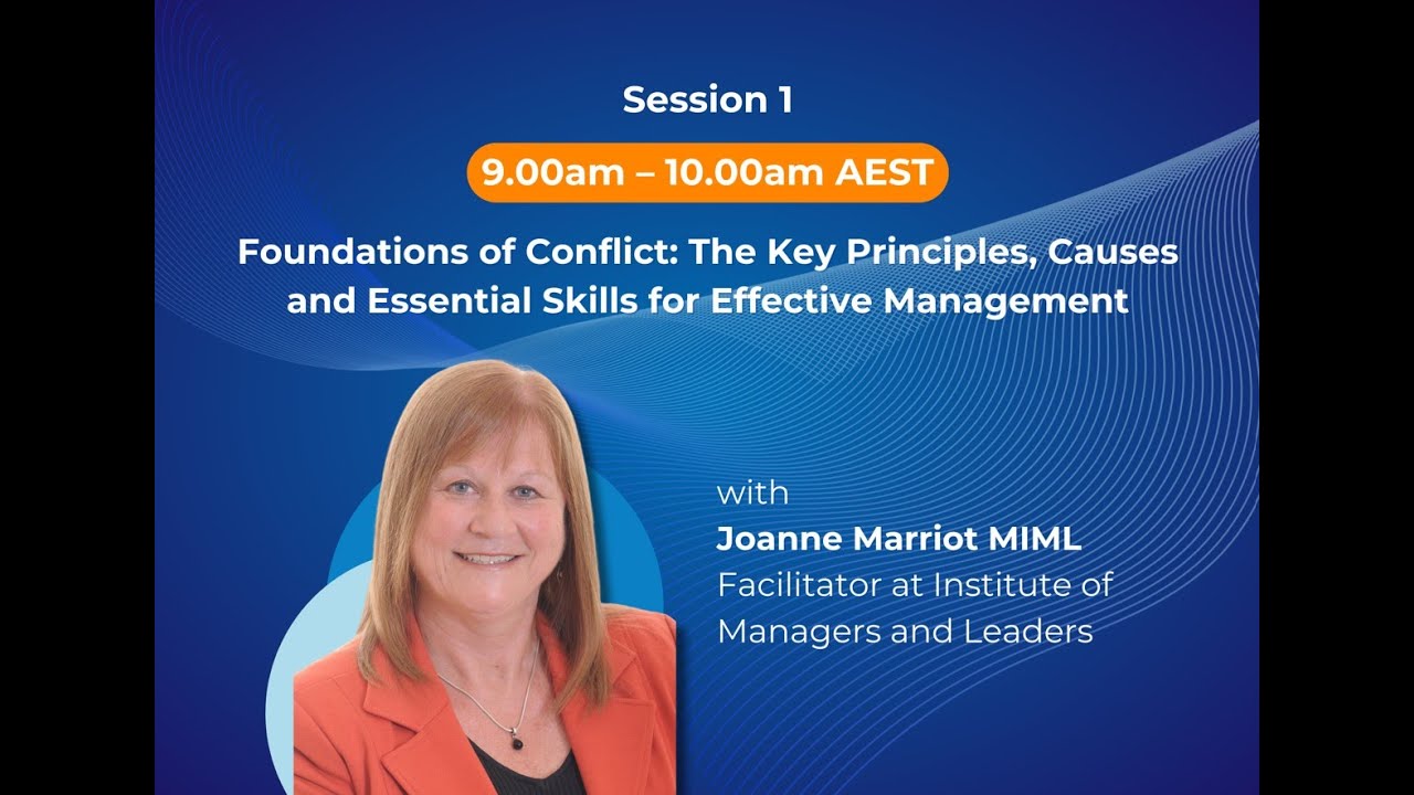IML ANZ Development Day: Foundations of conflict